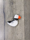 Felt Puffin Brooch