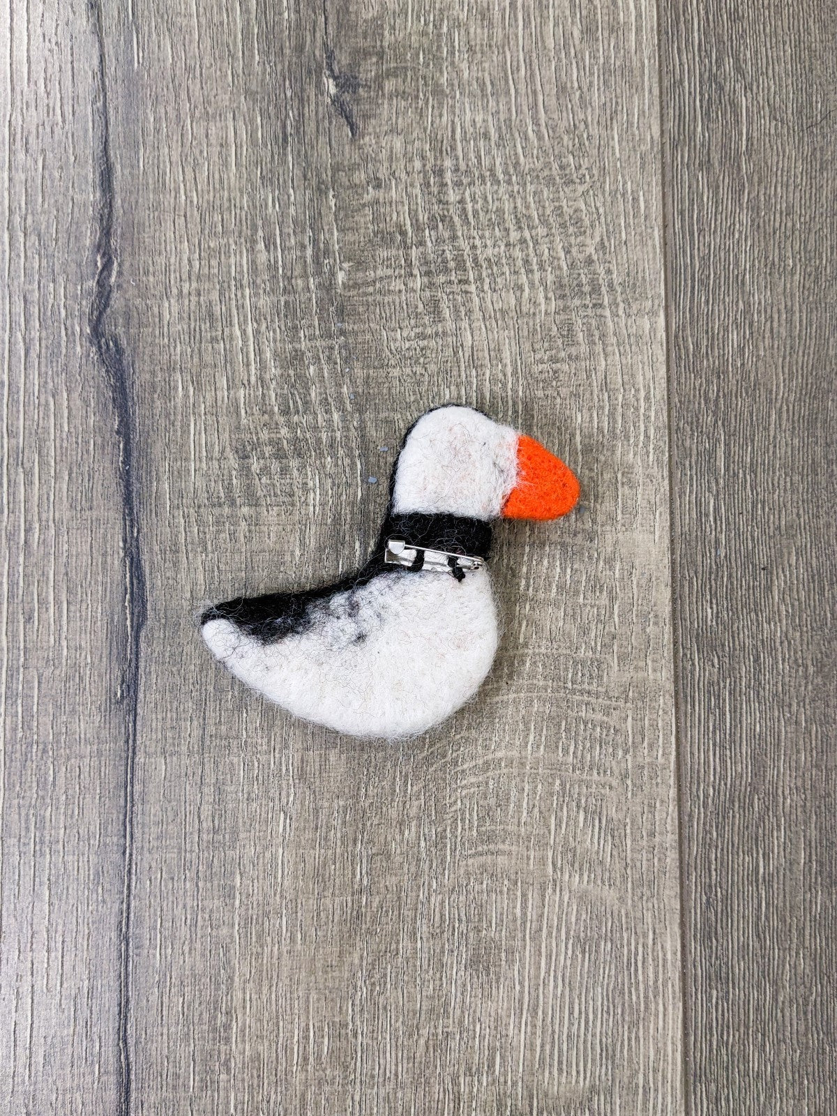 Felt Puffin Brooch