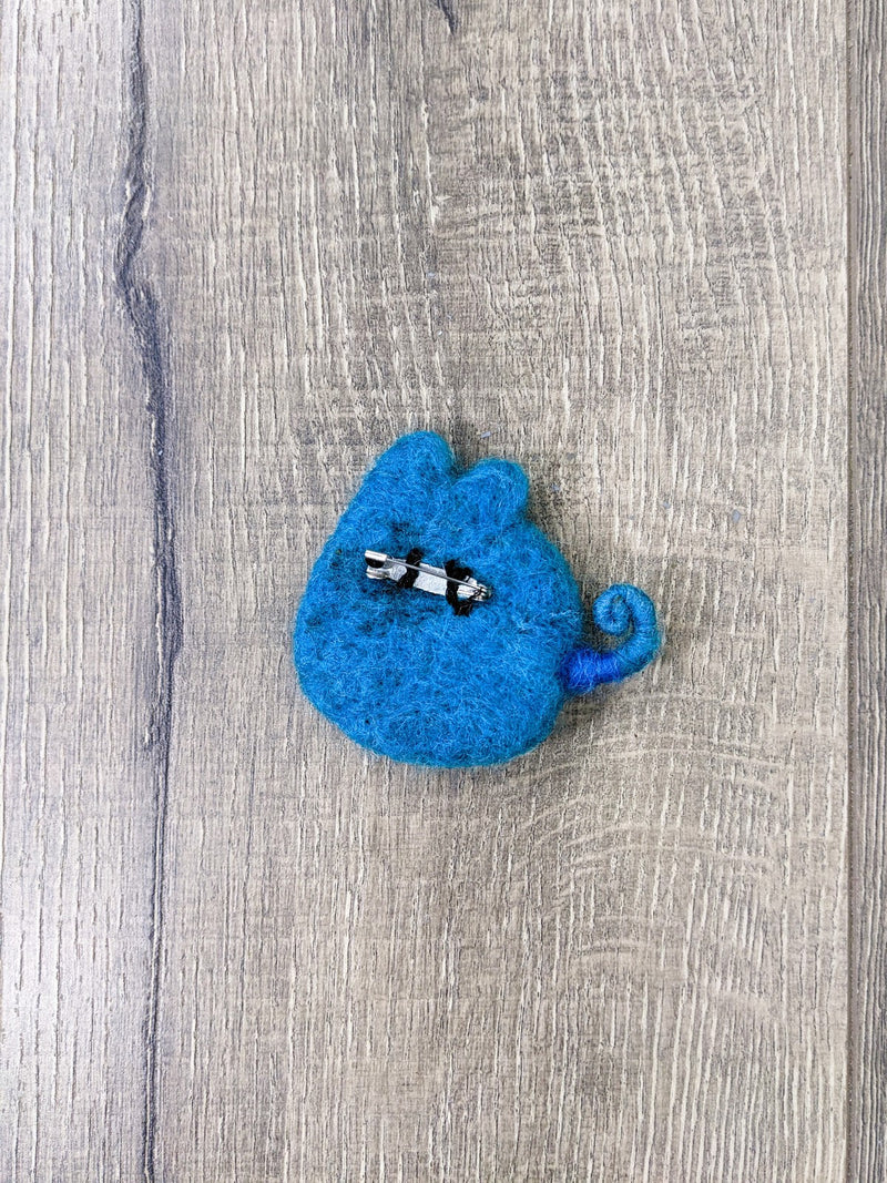 Felt Cat Brooch
