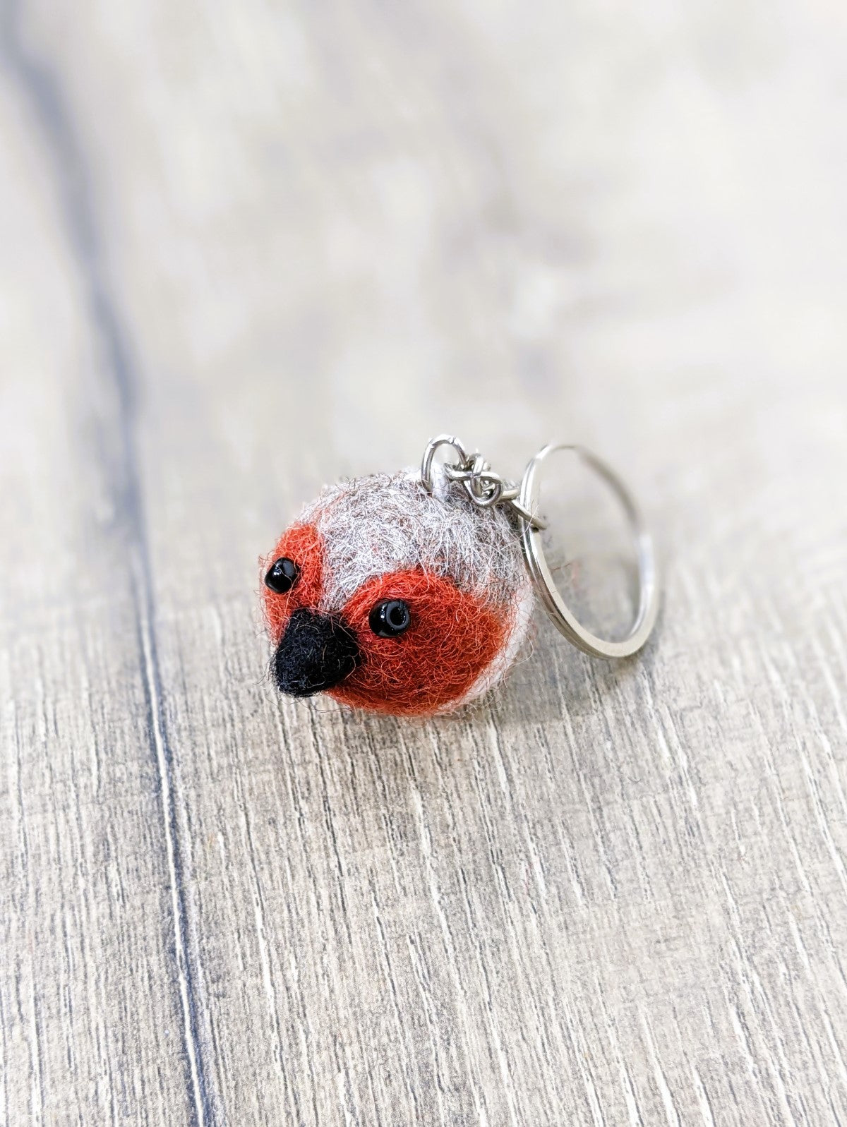 Felt Tiny Robin Keyring