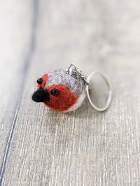 Felt Tiny Robin Keyring