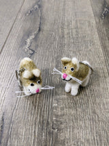 Felt Tiny Cat Keyring