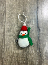 Felt Christmas Penguin Hanger