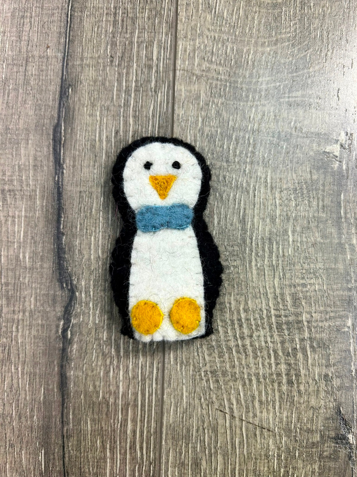 Felt Penguin Finger Puppet