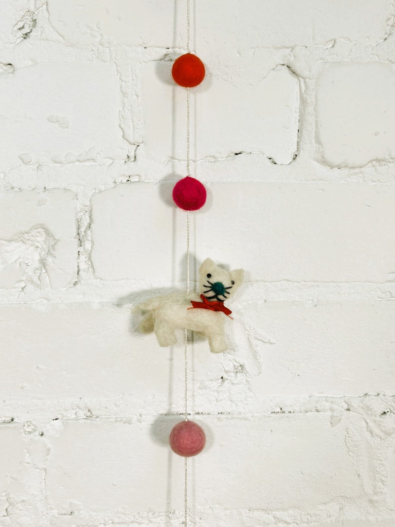 Felt Hanging Cat String