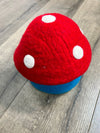 Felt Mushroom Pot With Lid