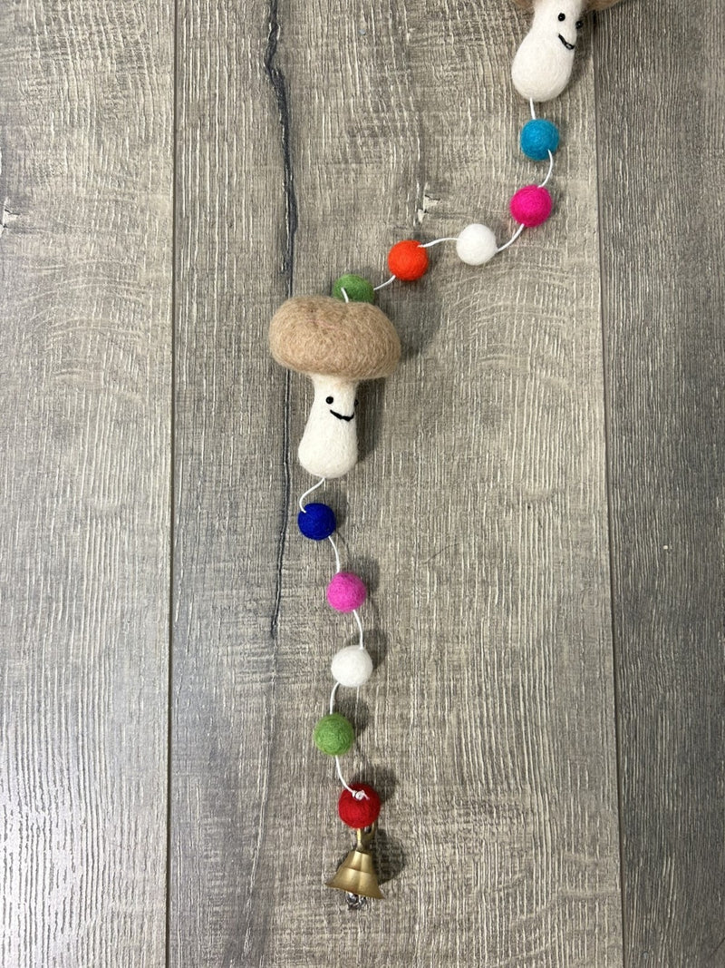 Felt Mushroom String