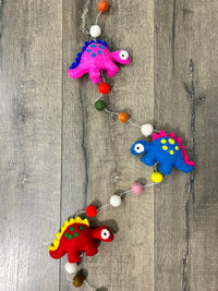 Felt Dinosaur String