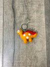 Felt Stegosaurus Keyring