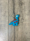 Felt Diplodocus Keyring