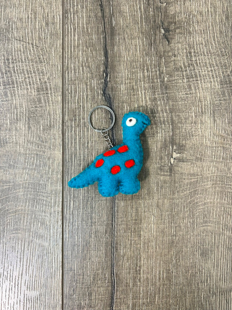 Felt Diplodocus Keyring