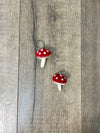 Felt Mushroom Keyring
