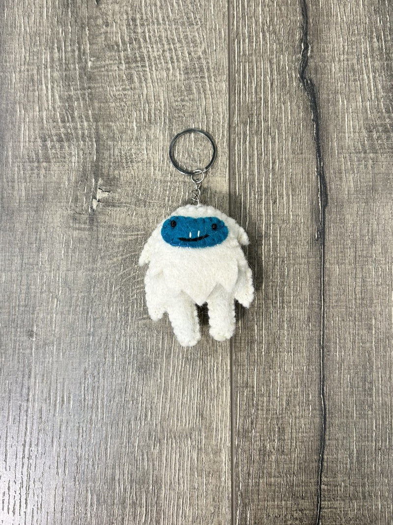 Felt Yeti Keyring
