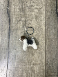 Felt Dog Keyring