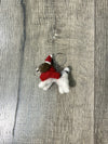 Felt Christmas Dog Keyring