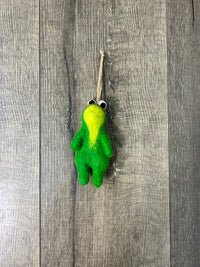 Felt Frog Finger Puppet