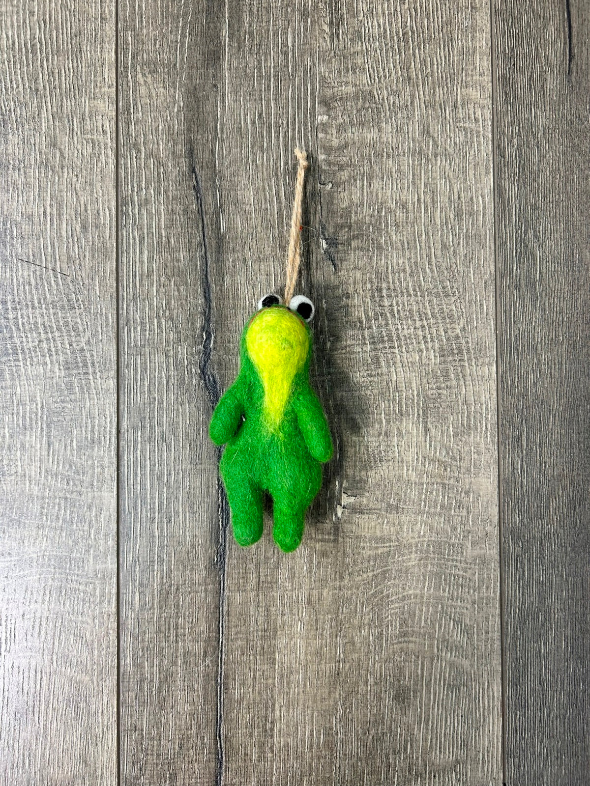 Felt Frog Finger Puppet