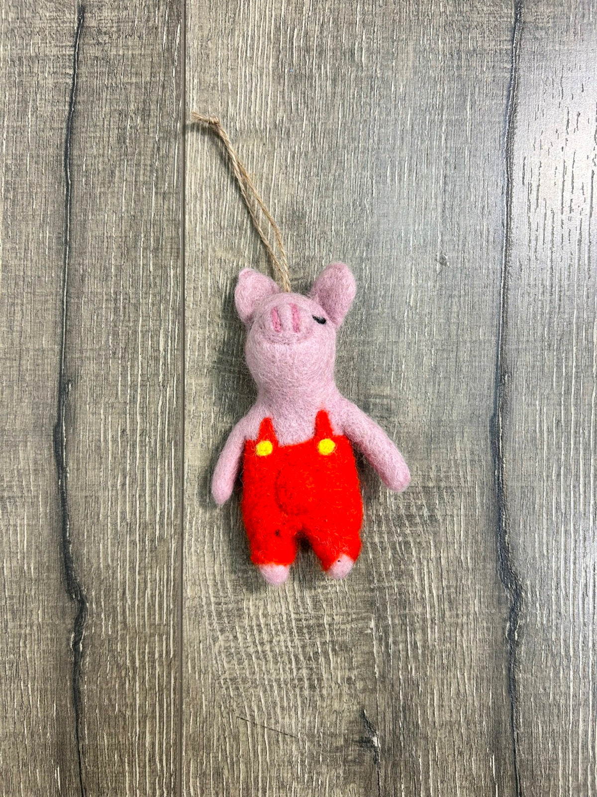 Felt Pig Finger Puppet