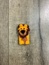 Felt Lion Finger Puppet