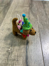 Felt Hanging Dog With Bunting