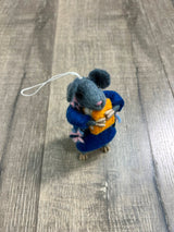 Felt Hanging Mouse With Book