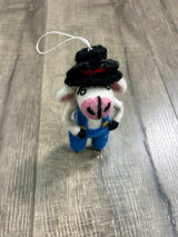 Felt Hanging Sheep With Hat