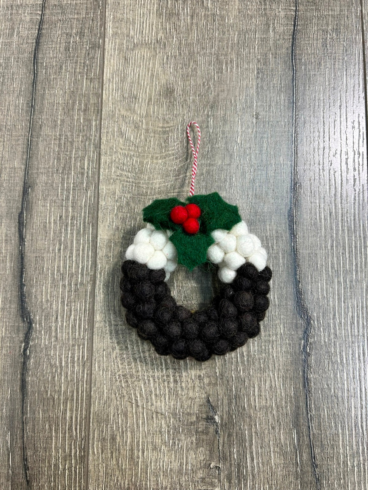 Felt Hanging Christmas Pudding