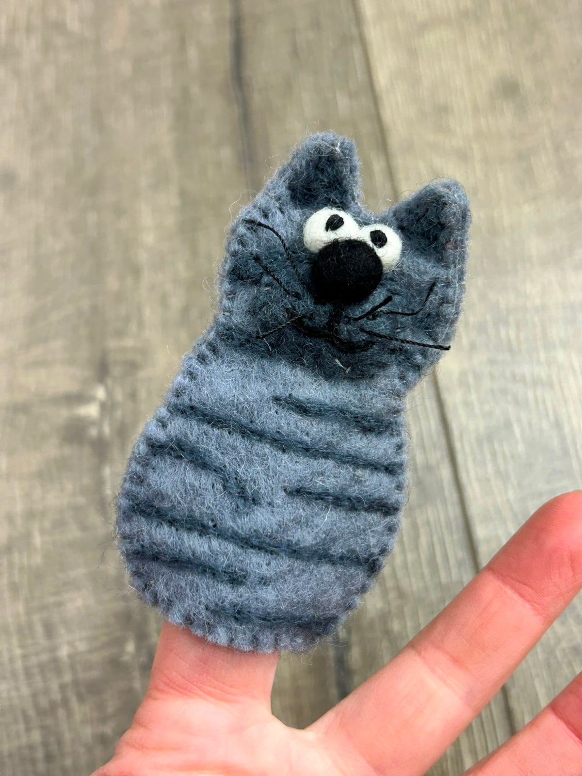 Felt Cat Finger Puppet