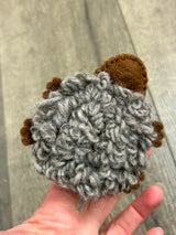Felt Hedgehog Finger Puppet