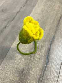 Bright Felt Flower