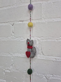 Felt Hanging Cat String