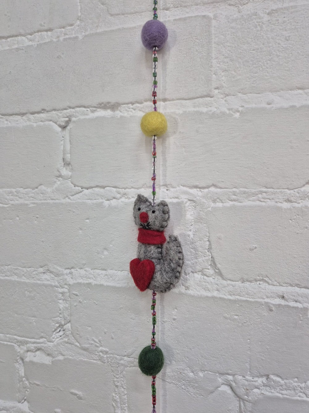 Felt Hanging Cat String