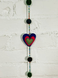 Felt Hanging Heart String