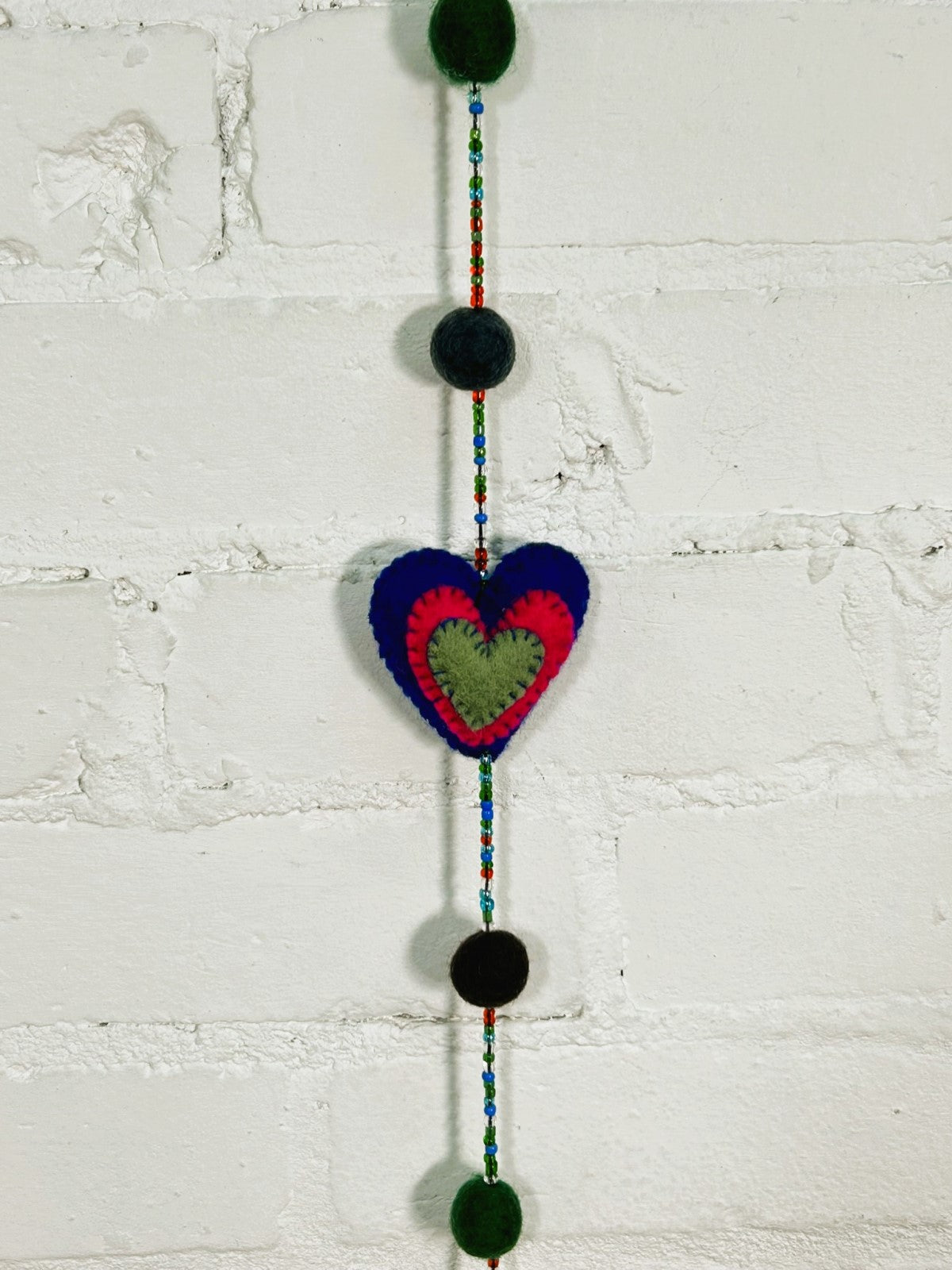 Felt Hanging Heart String
