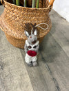 Felt Hanging Reindeer With Heart