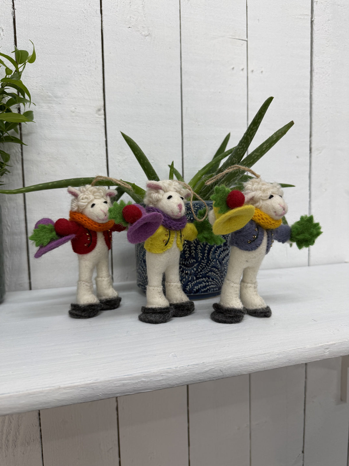 Felt Hanging Skater Sheep