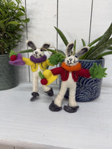 Felt Hanging Skater Rabbit