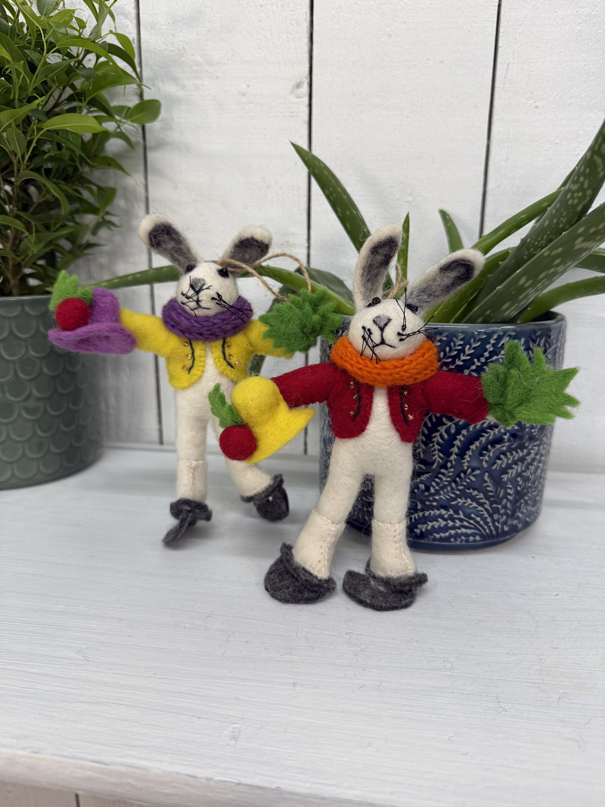 Felt Hanging Skater Rabbit