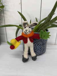 Felt Hanging Skater Rabbit