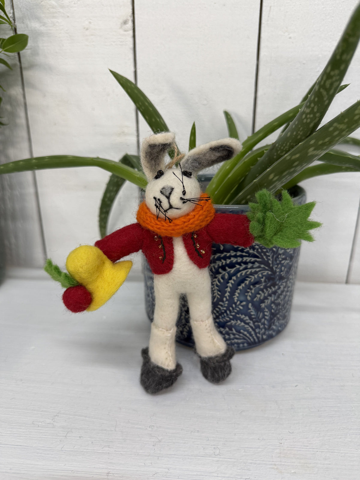 Felt Hanging Skater Rabbit