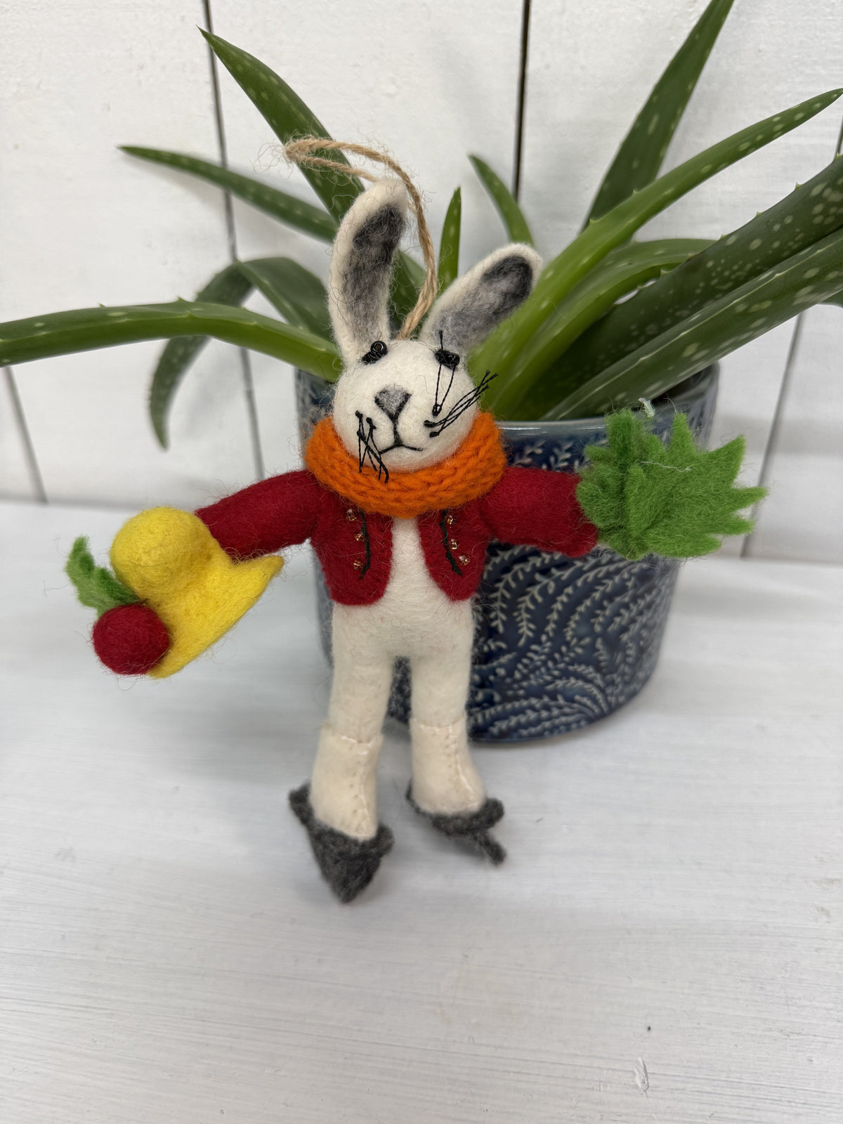 Felt Hanging Skater Rabbit