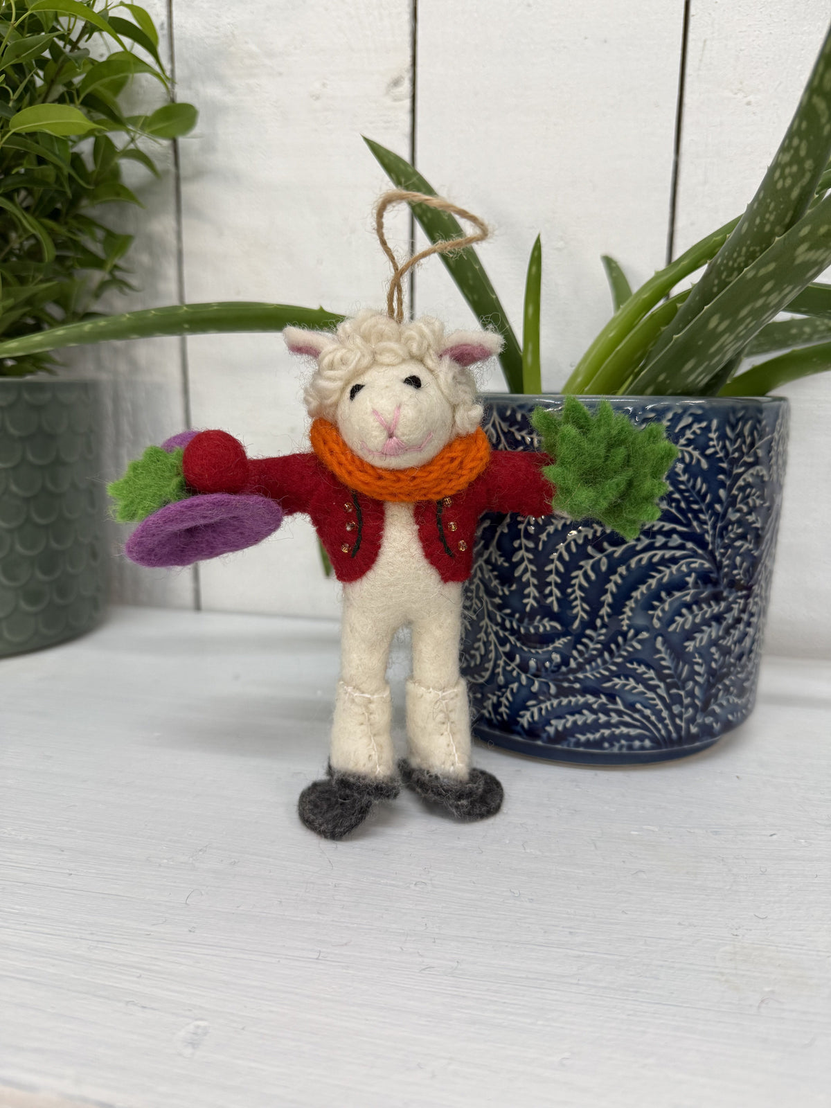 Felt Hanging Skater Rabbit