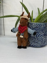 Felt Hanging Cowboy Horse