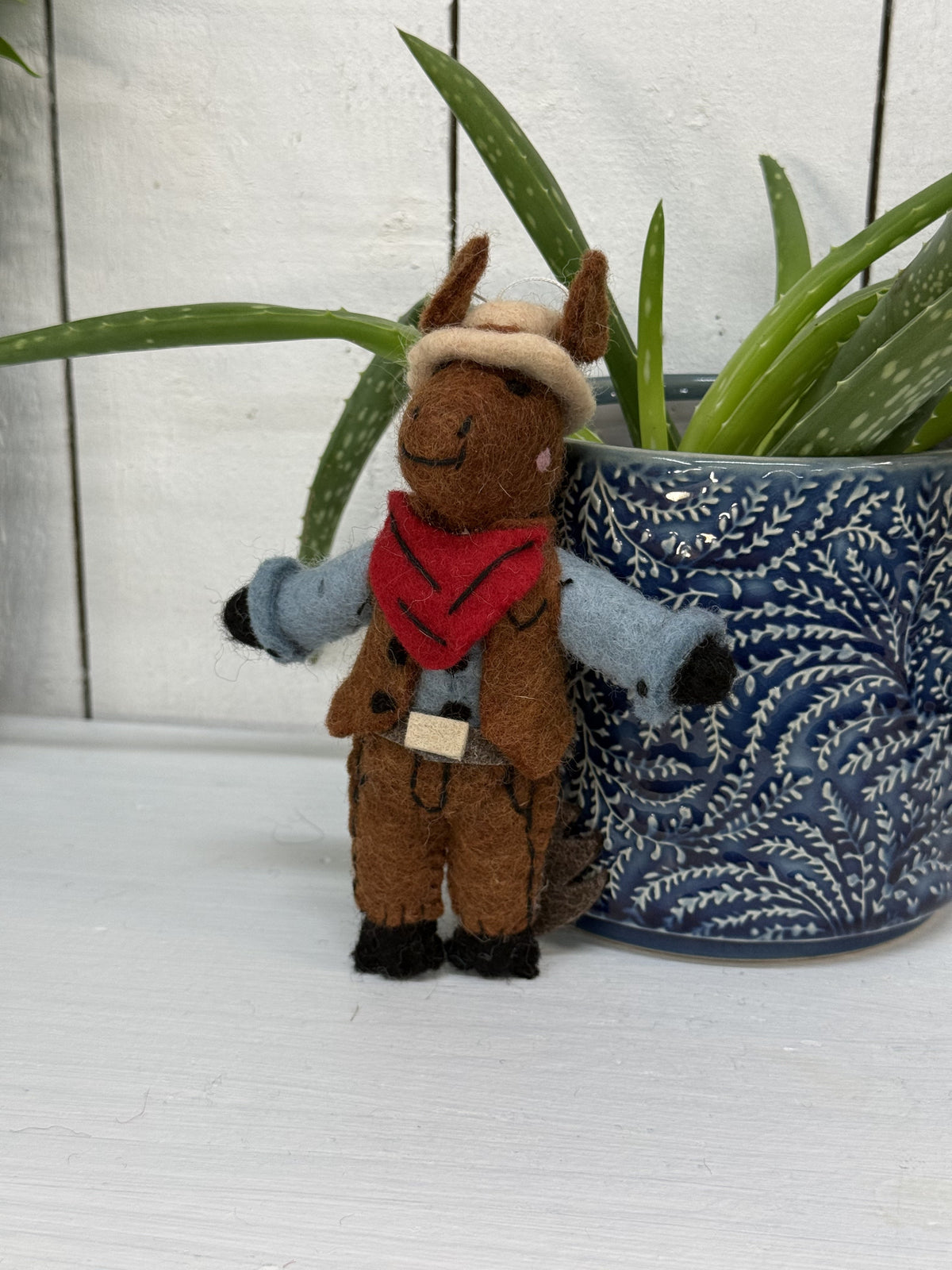 Felt Hanging Cowboy Horse
