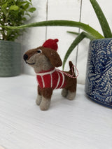 Felt Hanging Dog