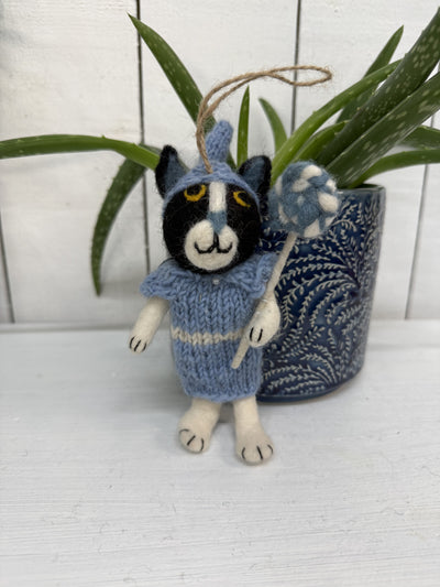 Felt Hanging Rabbit With Lollypop