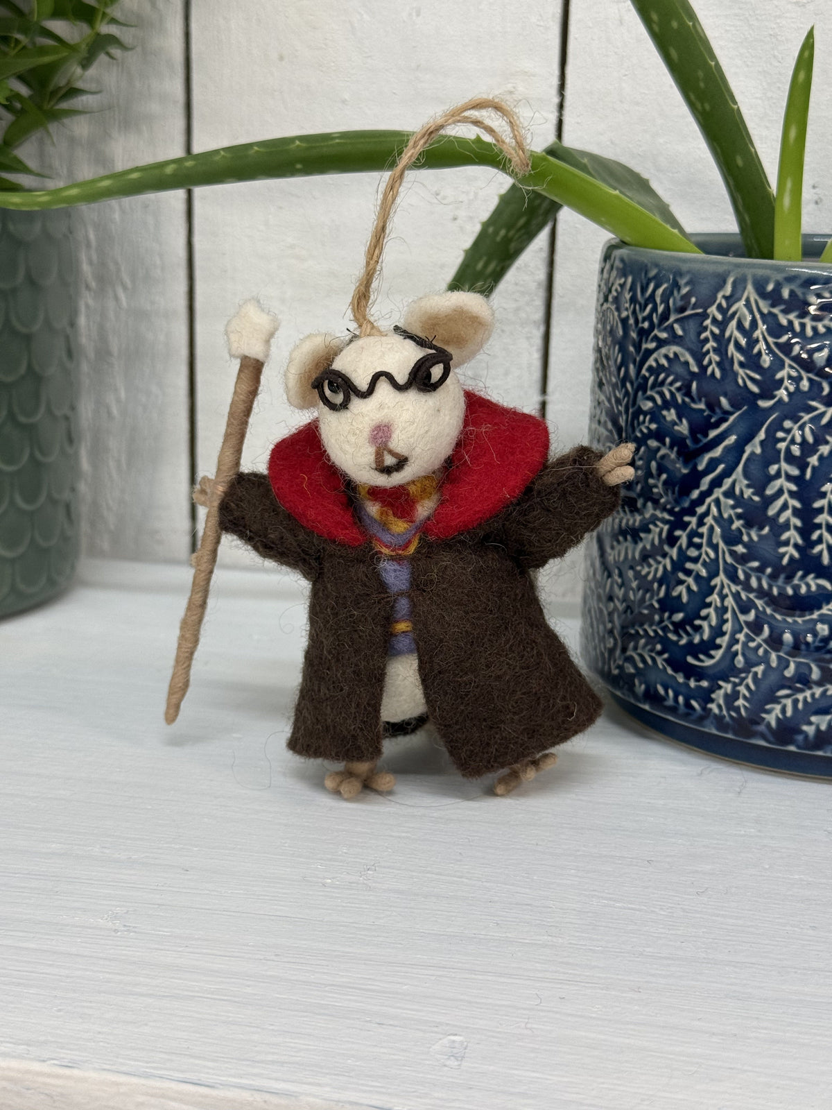 Felt Hanging Wizard Mouse