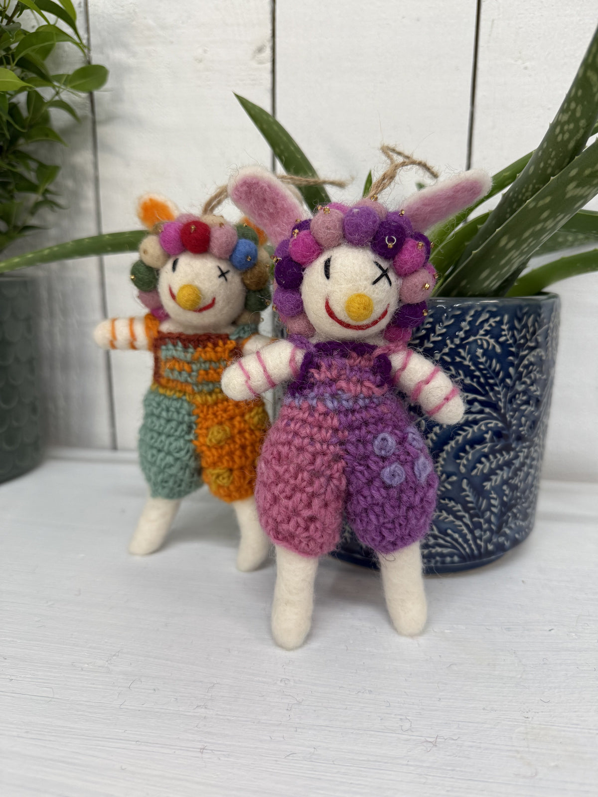Felt Hanging Rabbit Clown