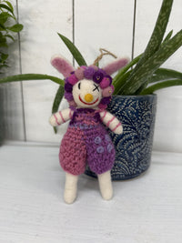 Felt Hanging Rabbit Clown
