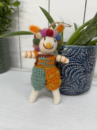 Felt Hanging Rabbit Clown